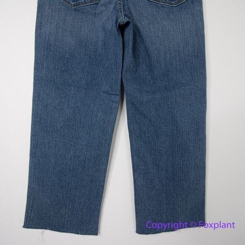 New! Madewelll Slim Wide-Leg Jeans in‎ Crownridge Wash: Raw-Hem Edition, size 27 - Picture 10 of 16